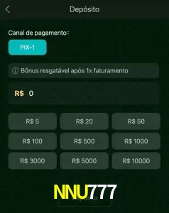 deposits NNU777
